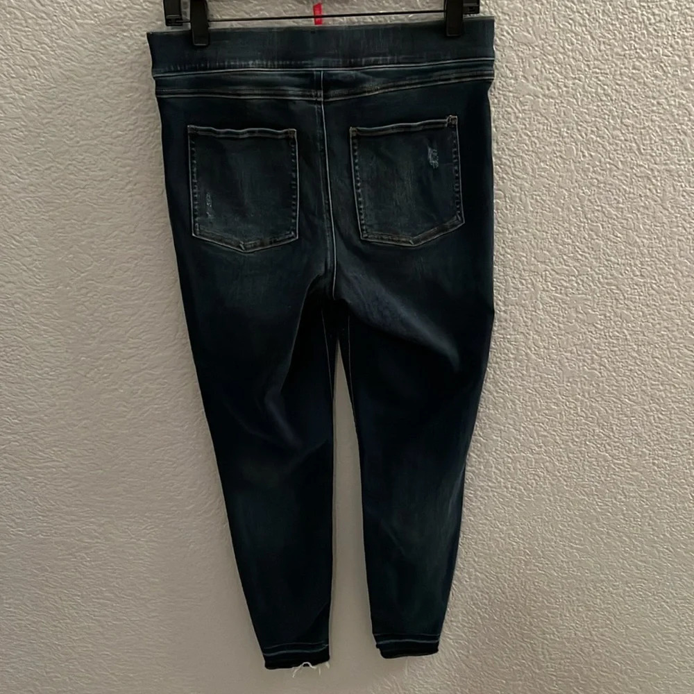 SPANX DISTRESSED SKINNY JEANS SIZE MEDIUM - Picture 5 of 8